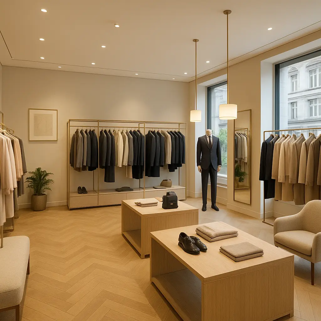 Interior der OrderVia Boutique